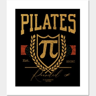 Pilates PI day of Pi Posters and Art